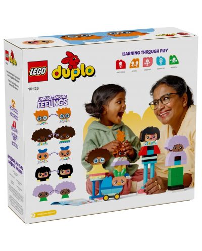 Constructor LEGO Duplo - Oameni prefabricați cu emoții mari (10423) - 1
