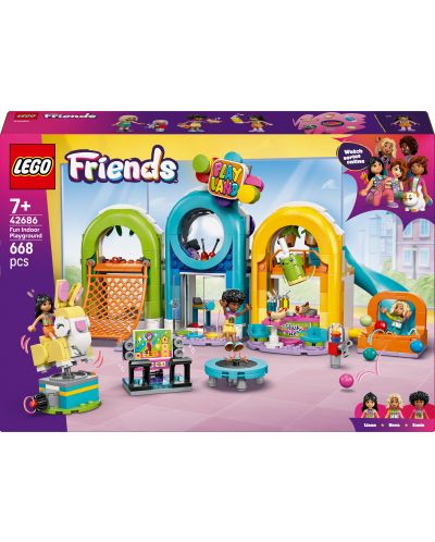 Constructor LEGO Friends - Loc de joacă interior distractiv (42686)