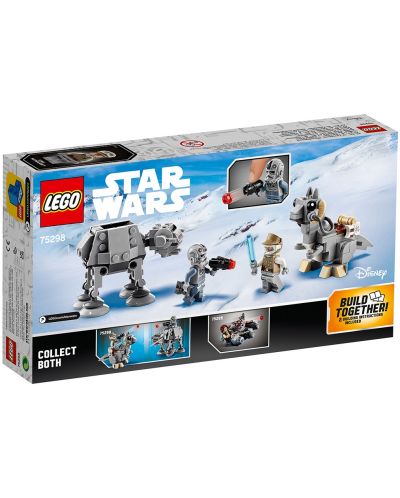 Set de construit Lego Star Wars - AT-AT vs Tauntaun Microfighters (75298) - 2