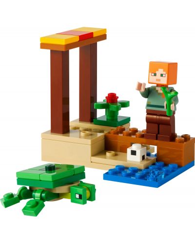 Constructor LEGO Minecraft - Turtle Beach (30432) - 2