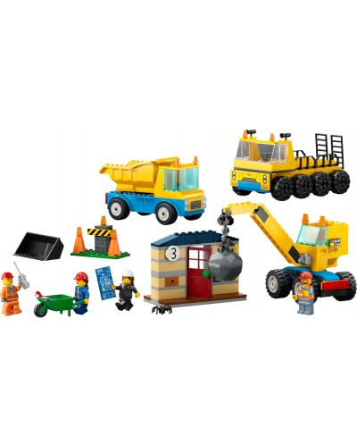 Constructor LEGO City - Şantier cu camioane (60391) - 3