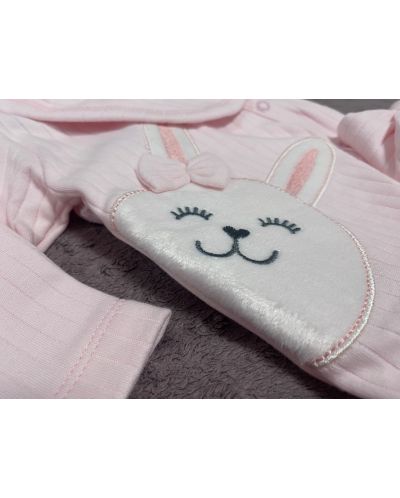 Set maternitate pentru bebeluşi BabyZuff - Pink Rabbit, 5 piese - 2