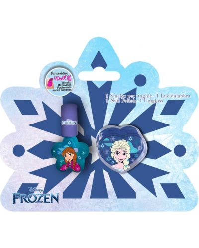 Set cosmetice pentru copii Coriex - Frozen, oja si luciu - 1