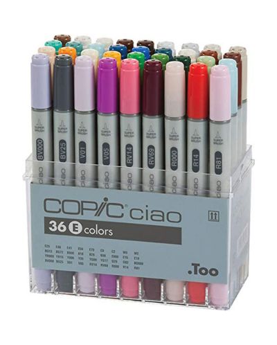 Set de markere Too Copic Ciao - Set E, 36 de culori - 1