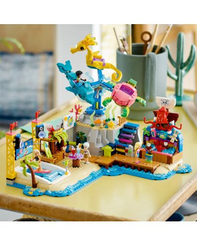 Constructor LEGO Friends - Parc de distracții pe plajă (41737) - 9