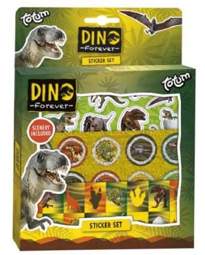 Set de autocolante Totum - Dinozauri - 1