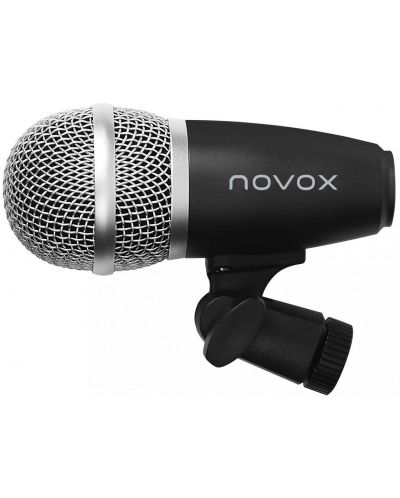Set microfoane pentru tobe Novox - Drum Set, argintii/negre - 3