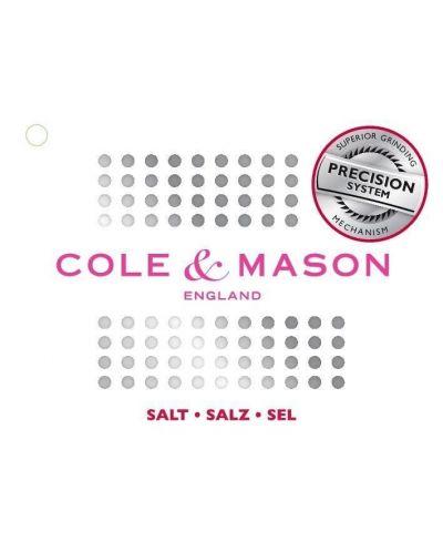 Set moară de sare și piper Cole & Mason - Derwent Mat Gold, 19 cm - 5