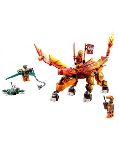 Contructor Lego Ninjago - Dragonul EVO de Foc al lui Kai (71762) - 2