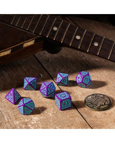 Set de zaruri The Witcher Dice Set: Dandelion - Half a Century of Poetry (7) - 3