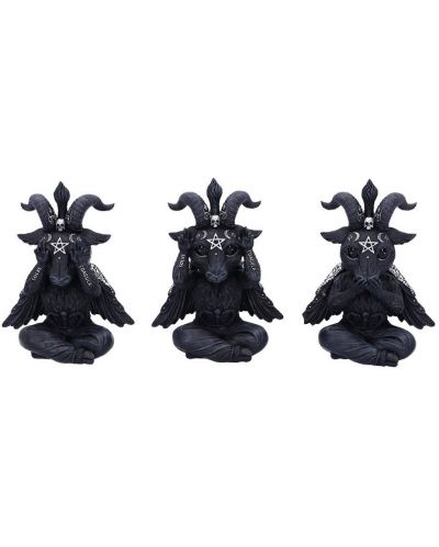 Set de figurine Nemesis Now Adult: Cult Cuties - Three Wise Baphoboo, 13 cm - 1