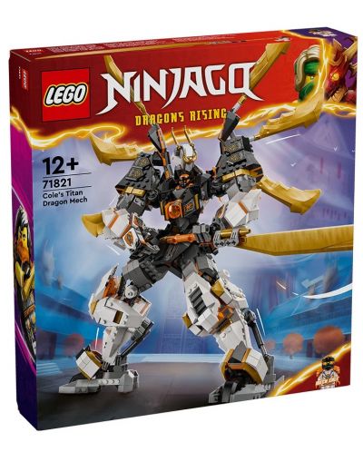 Constructor  LEGO Ninjago - Robotul-dragon de titan al lui Cole  (71821)  - 1