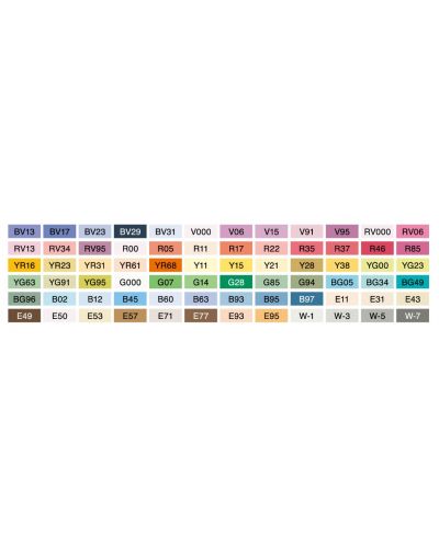 Set de markere Too Copic Ciao - B colors, 72 de culori - 2