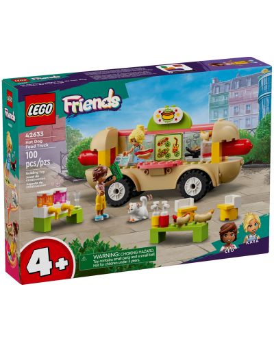 Constructor LEGO Friends - Un camion pentru hot dog (42633) - 1