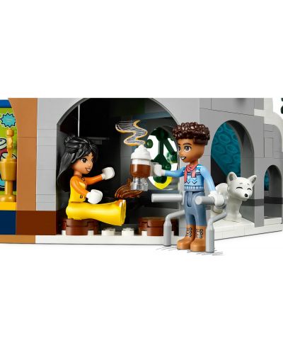 Set de construcții LEGO Friends - Pârtie de schi și cafenea (41756) - 9