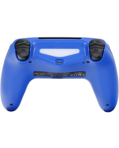 Controller SteelDigi - Steelshock v3 Payat, wireless, pentru PS4, albastru - 4