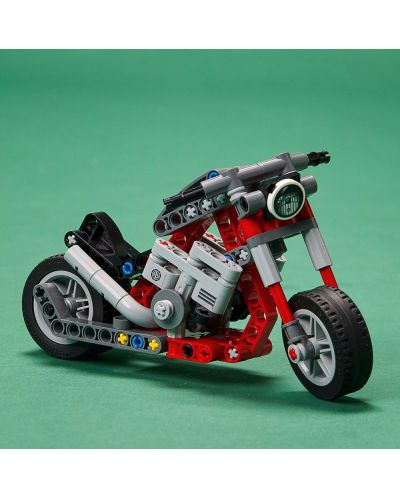 Set constructie Lego Technic - Motocicleta 2 in 1 (42132) - 6