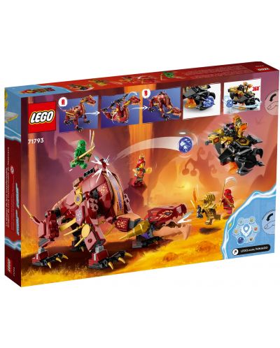 Constructor LEGO Ninjago - Dragonul de Lavă transformat (71793) - 2