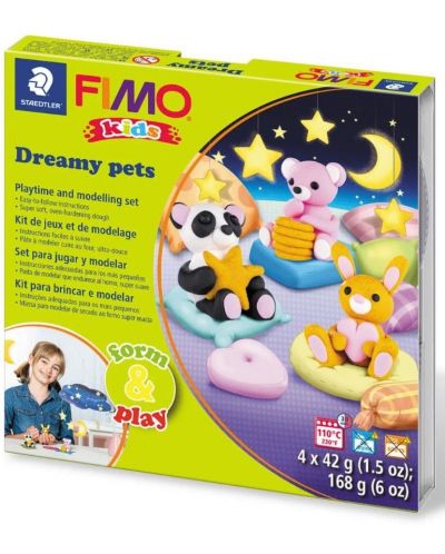 Staedtler Fimo Kids Polymer Clay Set - Animale de companie de vis - 1