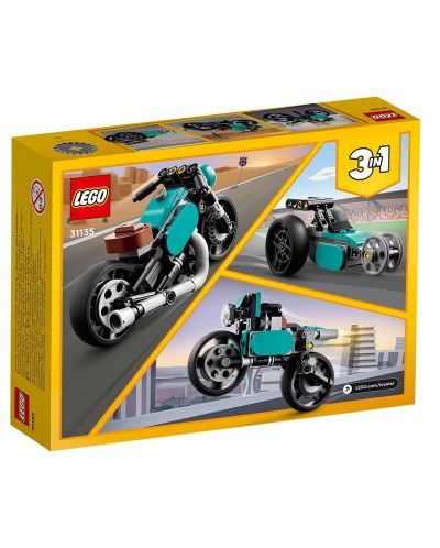 Constructor 3 în 1 LEGO Creator - Motocicletă de epocă (31135) - 10