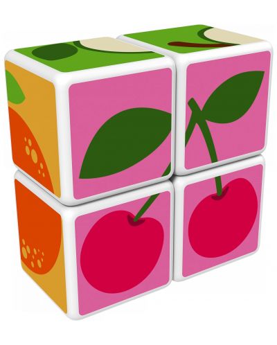 Set de cuburi magnetice Geomag - Magicube, fructe, 7 părți - 4
