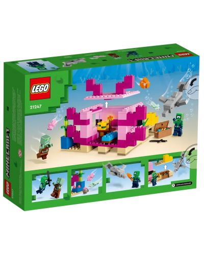 Constructor LEGO Minecraft - Casa Axolotl (21247) - 9