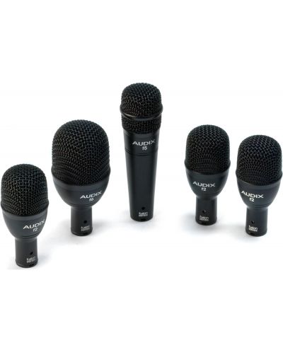 Set de microfoane pentru tobe AUDIX - FP5, 5 bucăți, negru - 2