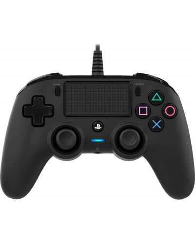 Controller Nacon pentru PS4 - Wired compact, negru - 1