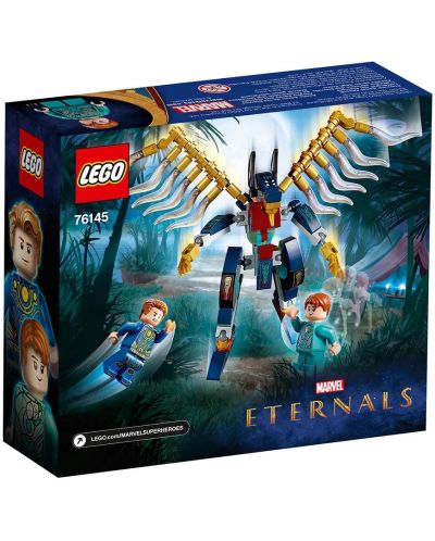 Constructor Lego Marvel Super Heroes - Atac aerian al Eternals (76145) - 2