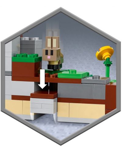 Constructor Lego Minecraft - Ferma de iepuri (21181) - 4