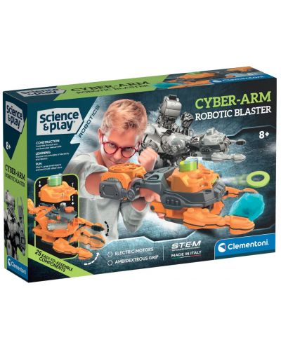 Constructor Clementoni Science & Play - Cyberhand cu blaster robotic - 1