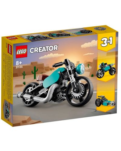 Constructor 3 în 1 LEGO Creator - Motocicletă de epocă (31135) - 1