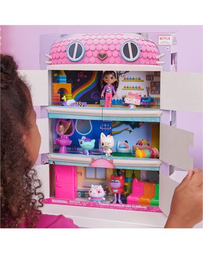 Set cu surprize Gabby's Dollhouse - Figurine și mobilier pentru