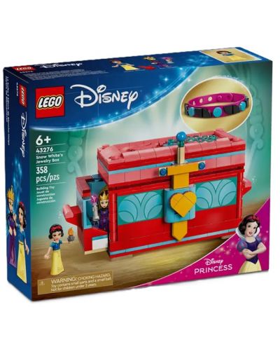 Constructor LEGO Disney Princess -  Cutia cu bijuterii a Albei ca Zăpada (43276) - 1