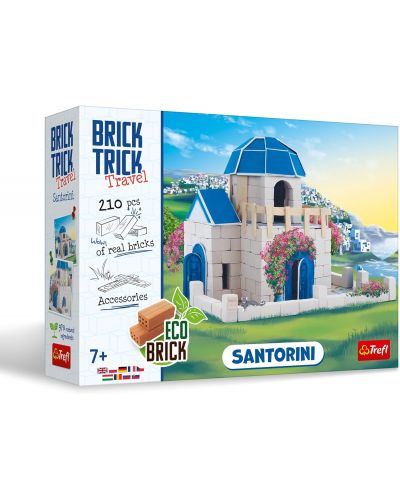 Constructor Trefl Brick Trick Travel - Casă în Santorini - 1