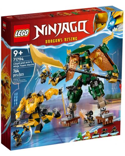 Constructor LEGO Ninjago - Roboții lui Lloyd și Arin(71794) - 1