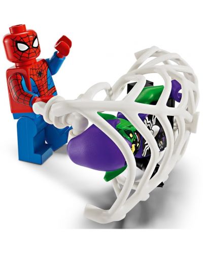 Constructor LEGO Marvel Super Heroes - Spider-Man și mașina de curse Green Goblin Venom (76279) - 5