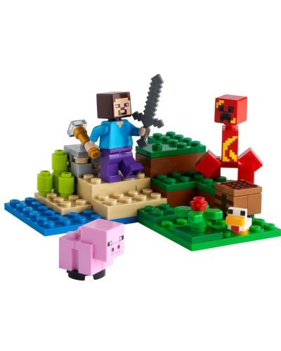 Set de constructie Lego Minecraft - Ambuscada Creeper (21177) - 2