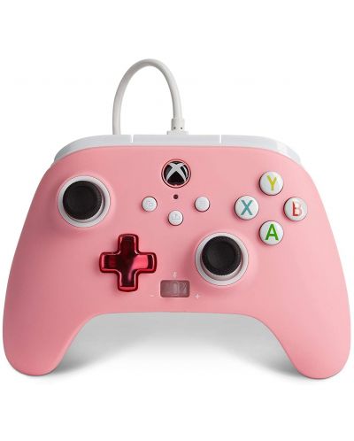 Controller PowerA - Enhanced, pentru Xbox One/Series X/S, Pink Inline - 1