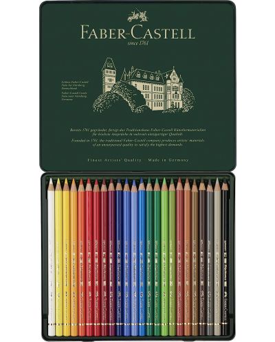 Set de creioane colorate Faber-Castell Polychromos - 24 de culori - 4
