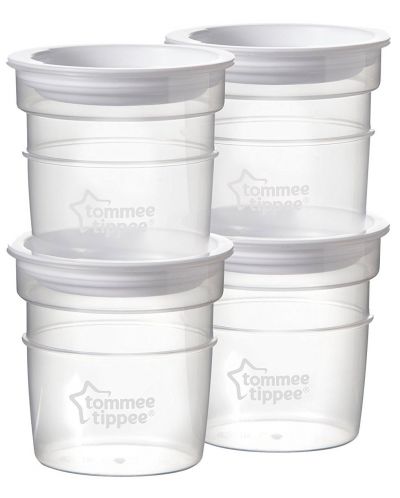 Set recipiente stocare lapte matern Tommee Tippee - Closer to Nature, 60 ml, 4 buc, - 2