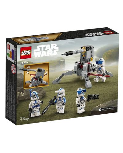 Constructor  LEGO Star Wars - Pachet de luptă Clone Stormtroopers 501 (75345) - 2
