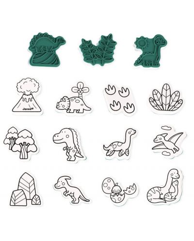 Set de imprimat Janod - Dinozauri   - 4