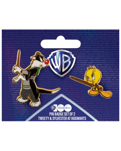 Set insigne CineReplicas Animation: Looney Tunes - Sylvester and Tweety at Hogwarts (WB 100th) - 5