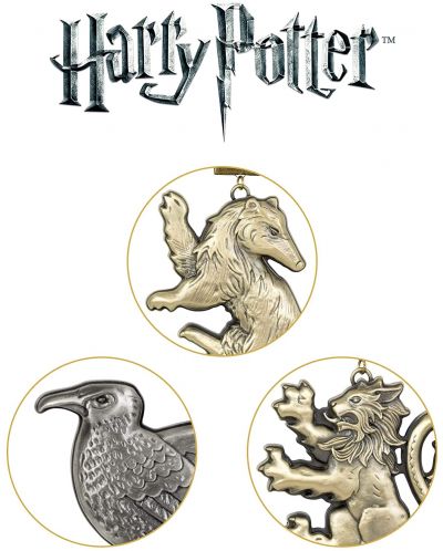 Set de ornamente The Noble Collection Movies: Harry Potter - House Mascots - 3