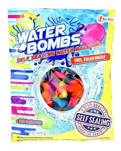 Set de baloane Toi Toys - pentru bombe de apă, 100 de bucăți  - 1