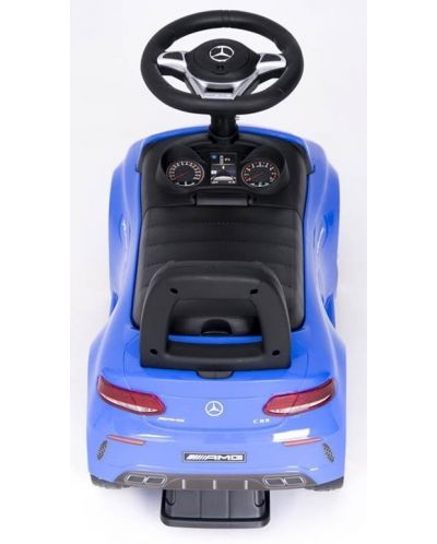 Mașină pentru călărie Baby Mix - Mercedes Benz AMG C63 Coupe, albastră - 2