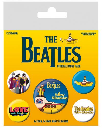 Set insigne Pyramid -  The Beatles (Yellow Submarine) - 1