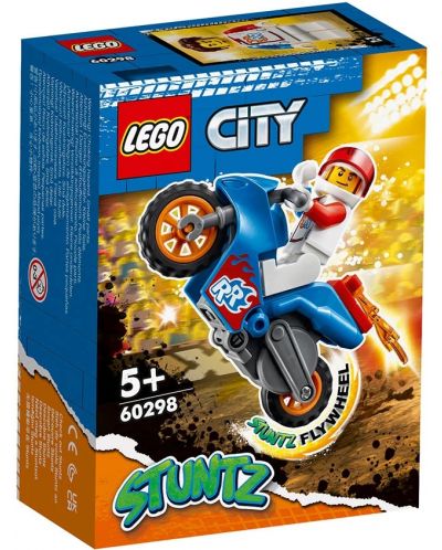 Set Lego City Stunt - Motocicleta racheta pentru cascadorii - 1