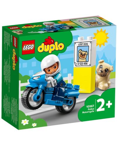 Constructor Lego Duplo Town - Motocicleta de politie (10967)	 - 2